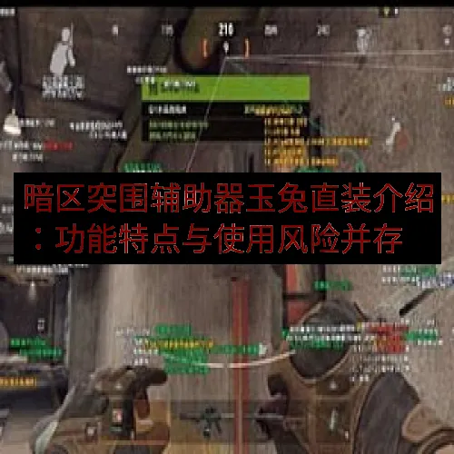 暗区突围辅助器玉兔直装介绍：功能特点与使用风险并存